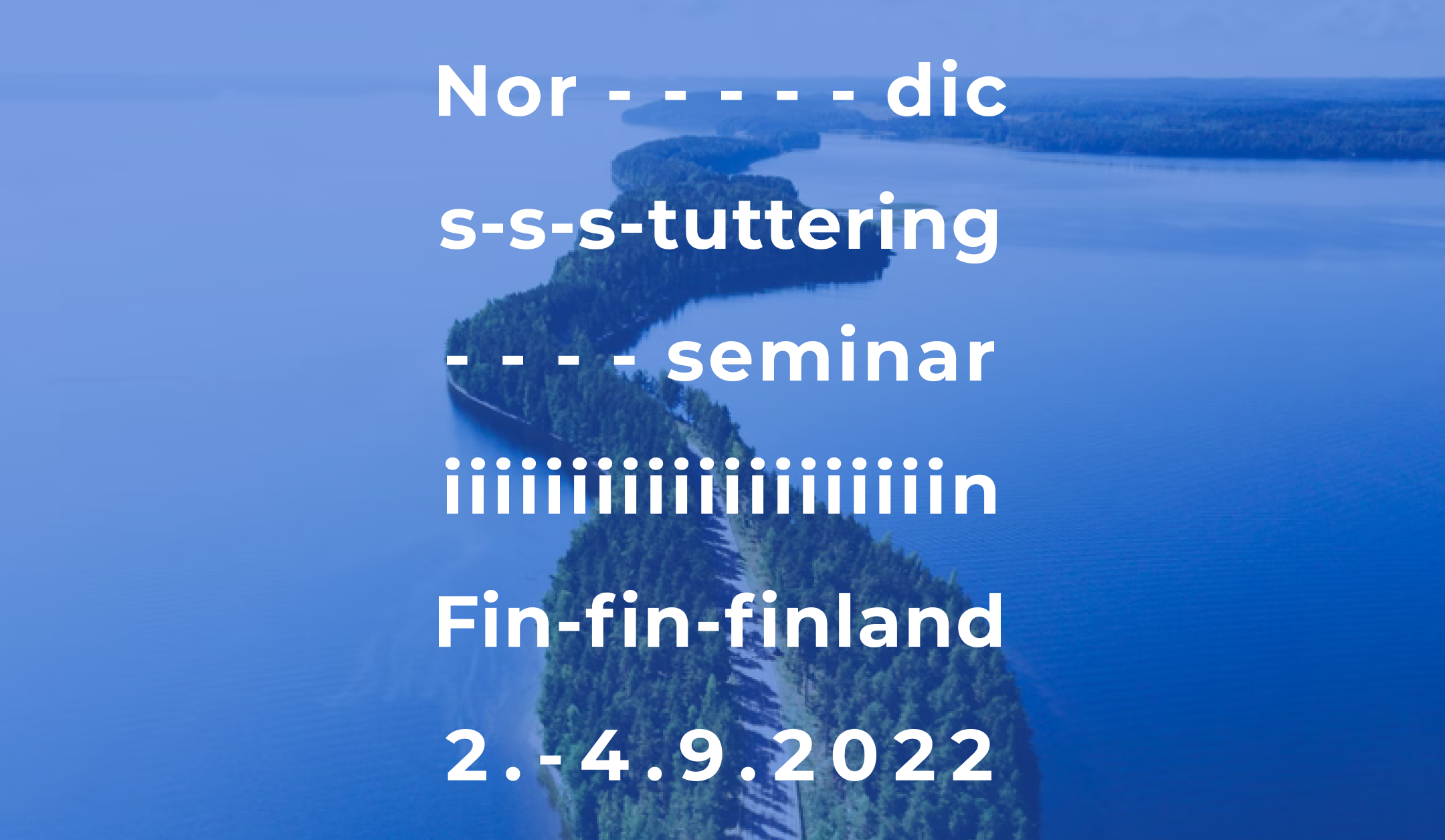 Nordic Meeting 2022 toimub 2.-4. september