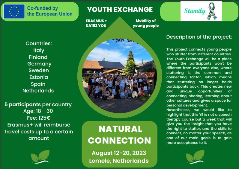 12 – 20.august 2023 toimub  Hollandis Erasmus+ noortevahetus kogelevatele noortele